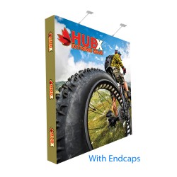 10’x10′ Fabric Pop Up Trade Show Display Straight Graphic Package