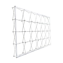 15ft X 10ft RPL Fabric Pop Up Display - 89"h Straight Graphic Package