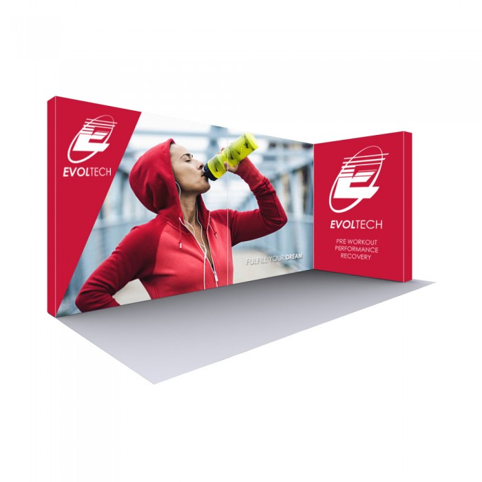 20ft Lumière Wall® Configuration C - NO BACKLIT (Graphic Package)