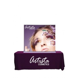 TableTop SilverStep Retractable Banner Stand