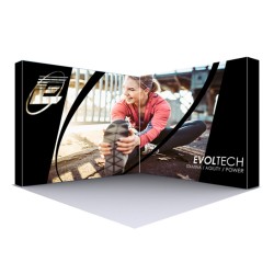 V Shape Lumière Light Wall® Configuration I - BACKLIT (Graphic Package)