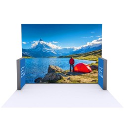 SEGO 10ft x 10ft. Lightbox Modular Display Double Sided Conf. E